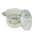 custom Chinese enamel steamer cooking pot